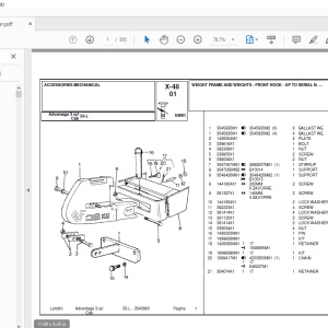 Landini Advantage_55L Tractor Parts Manual - PDF DOWNLOAD