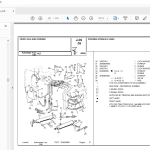 Landini Advantage_75GT Tractor Parts Manual - PDF DOWNLOAD