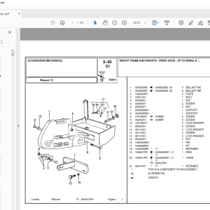 Landini Blizzard_75 Parts Manual - PDF DOWNLOAD