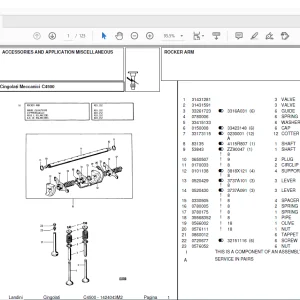 Landini C4500 Accessories Parts Manual   - PDF DOWNLOAD