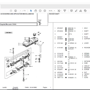 Landini C6830 Accessories Parts Manual - PDF DOWNLOAD