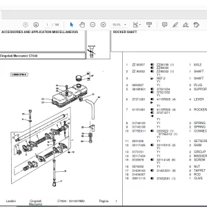 Landini C7830 Accessories Parts Manual - PDF DOWNLOAD