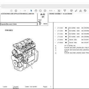 Landini C8860 Accessories Parts Manual - PDF DOWNLOAD
