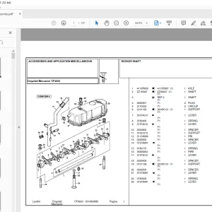 Landini CF4830 Accessories Parts Manual - PDF DOWNLOAD