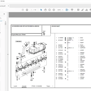 Landini CF5830 Accessories Parts Manual - PDF DOWNLOAD