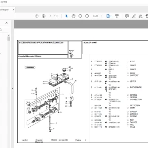 Landini CF6830 Accessories Parts Manual - PDF DOWNLOAD