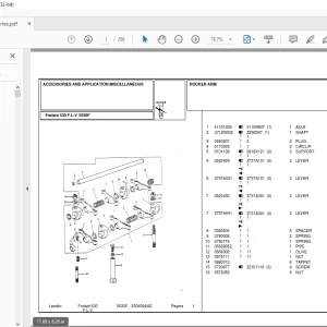 Landini Frutteti_5530F Tractor Parts Manual - PDF DOWNLOAD
