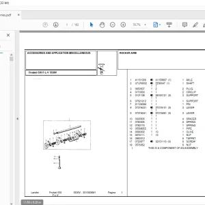 Landini Frutteti_5530V Tractor Parts Manual - PDF DOWNLOAD