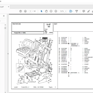 Landini Frutteti_5560L Tractor Parts Manual -PDF