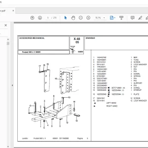 Landini Frutteti_6060V Tractor Parts Manual - PDF DOWNLOAD