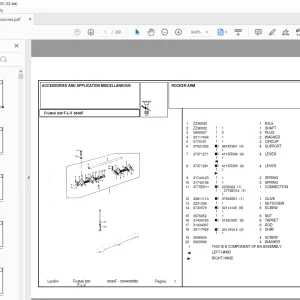 Landini Frutteti_6530F Accessories Parts Manual - PDF DOWNLOAD