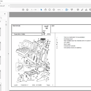 Landini Frutteti_6560L Tractor Parts Manual  - PDF DOWNLOAD