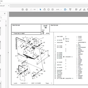 Landini Frutteti_6560V Tractor Parts Manual - PDF DOWNLOAD