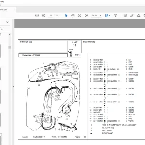 Landini Frutteti_7560L Tractor Parts Manual - PDF DOWNLOAD