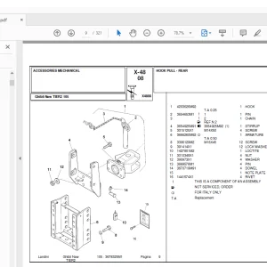 Landini Ghibli New TIER2 105 Tractor Parts Manual - PDF DOWNLOAD