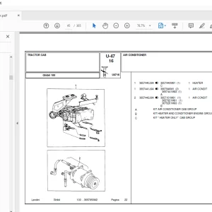 Landini Ghibli 100 Tractor Parts Manual  - PDF DOWNLOAD