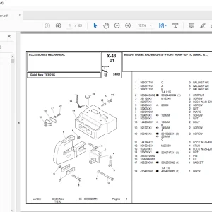 Landini Ghibli_85 Tractor Parts Manual  - PDF DOWNLOAD