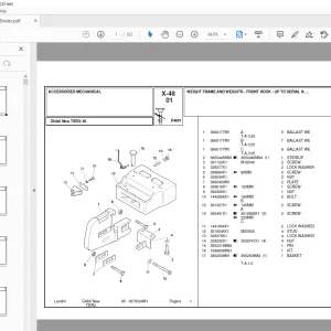 Landini Ghibli_95 Tractor Parts Manual - PDF DOWNLOAD