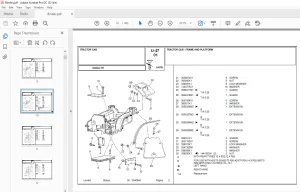 Landini Globus 50 Tractor Parts Manual - PDF DOWNLOAD