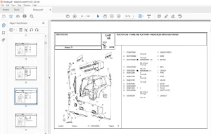 Landini Globus_75 Tractor Parts Manual - PDF DOWNLOAD