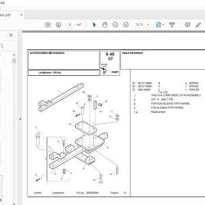 Landini Landpower_130 Tractor Parts Manual - PDF DOWNLOAD