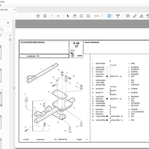 Landini Landpower_135 Tractor Parts Manual - PDF DOWNLOAD