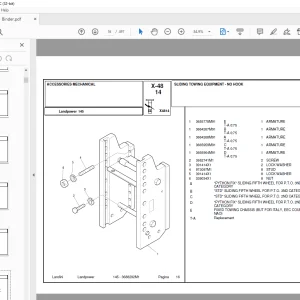Landini Landpower_145 Tractor Parts Manual -  PDF DOWNLOAD