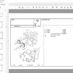 Landini Landpower_185 Tractor Parts Manual - PDF DOWNLOAD