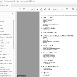Landoll Bendi Forklift B3 - 30 Appendix F - 516 Service Manual