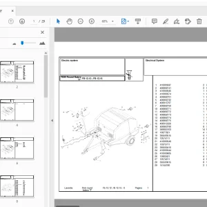 Laverda FB12.12 FB12.15 Parts Manual - PDF
