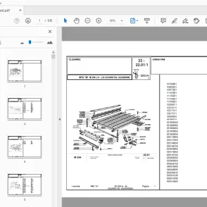 Laverda M 304 LS - LSI (552400130_552400999) Parts Manual - PDF