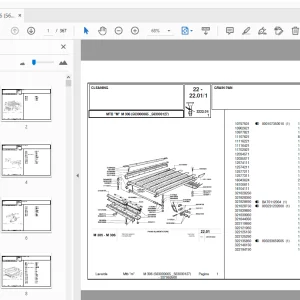Laverda M 306 (563000065 _563000127) Parts Manual - PDF