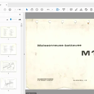 Laverda Moissonneuse batteuse M132 Manuel des pièces - PDF