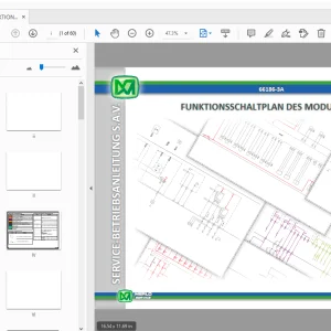 MERLO FUNKTIONSSCHALTPLAN DES MODULAREN V.2 SERVICE-BETRIEBSANLEITUNG - PDF