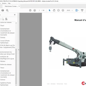 Manitowoc Crane CD25 Manuel d’utilisation  - PDF DOWNLOAD