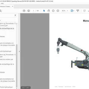 Manitowoc Crane CD25 Manuel d’utilisation  - PDF DOWNLOAD