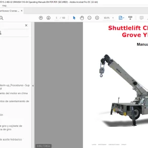 Manitowoc Crane CD5515-2/YB5515-2 MANUAL DEL OPERADOR