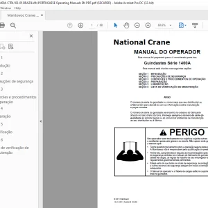 Grove Crane RT540E РУКОВОДСТВО ПО ЭКСПЛУАТАЦИИ PDF
