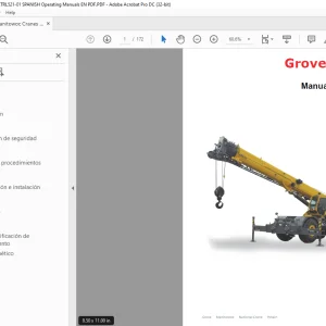 Manitowoc Grove RT770E Manual del operador - PDF DOWNLOAD