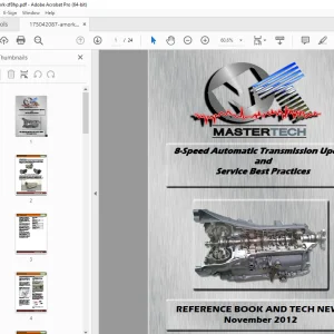 Mastertech 8-Speed Automatic Transmission & Service Best Manual PDF