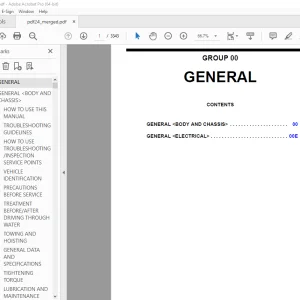 Mitsubishi 2004 Montero Sport Service Manual (Vol 1 - Vol 4) - PDF DOWNLOAD