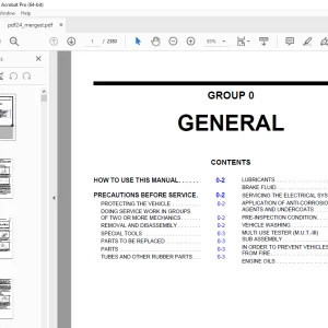 Mitsubishi 2007 Lancer X Service Manual - PDF DOWNLOAD