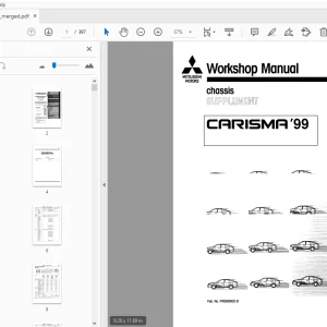 Mitsubishi Carisma'99 Chassis Supplement Service Manual - PDF