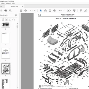 Mitsubishi Grandis 2004 Body Repair Manual - PDF DOWNLOAD