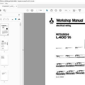 Mitsubishi L400 '95 Electrical Wiring Service Manual - PDF