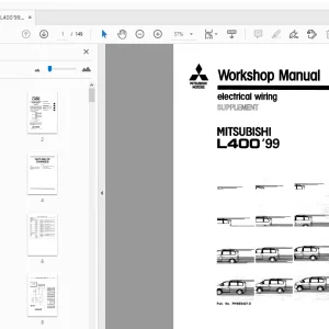 Mitsubishi L400'99 Electrical Wiring Supplement Service Manual - PDF