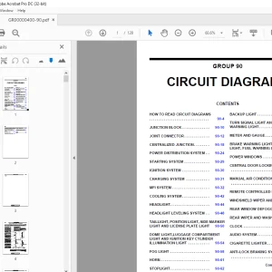 Mitsubishi Lancer EVO VIII Electrical Wiring Diagram Manual - PDF