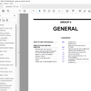 Mitsubishi Outlander 2013 6B3 (GF4W) Pre-Delivery & Periodic Inspection & Maintenance Manual PDF