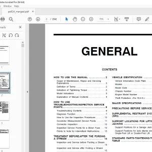 Mitsubishi Pajero 2001 Workshop Manual - PDF DOWNLOAD