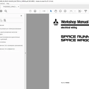 Mitsubishi Space Runner'99 Space Wagon'99 Electrical Wiring Service Manual - PDF